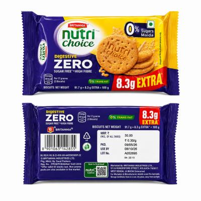 BRITANIA NUTRICHOICE DIGESTIVE ZERO BISCIUTS - 100g